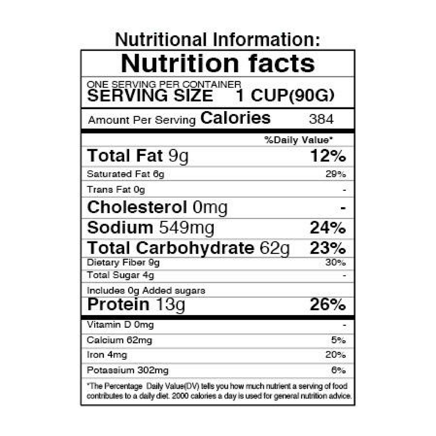 instant dalia khichdi nutrients
