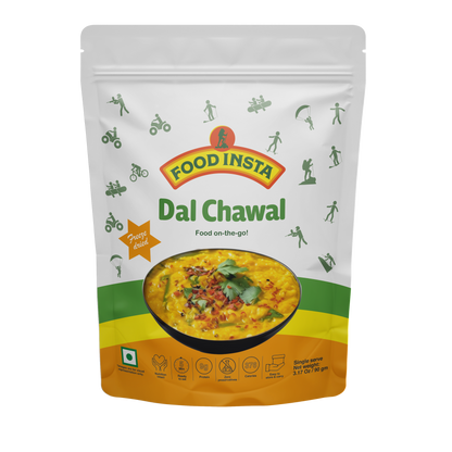 Instant food dal chawal
