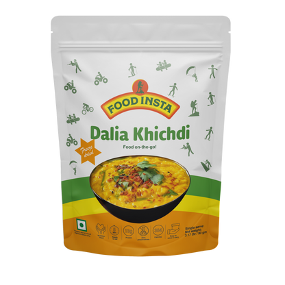Travel food, Ready to Eat food, Instant Food, Dalia Khichdi Instant
