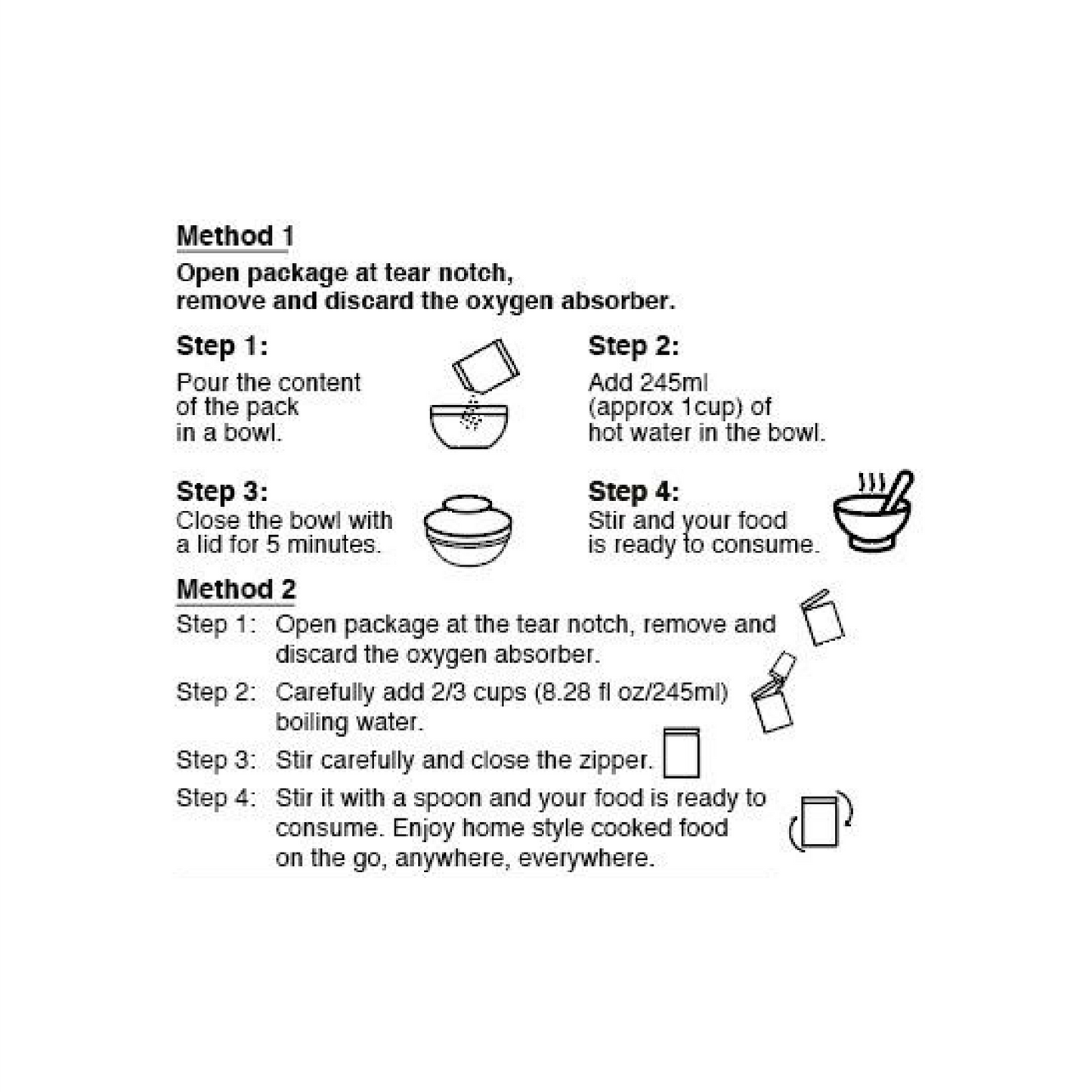 heat and eat meals